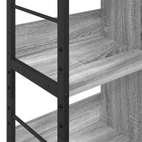 Produktbild för Hyllsystem Grå Sonoma 82 x 32 x 112 cm Konstruerat trä