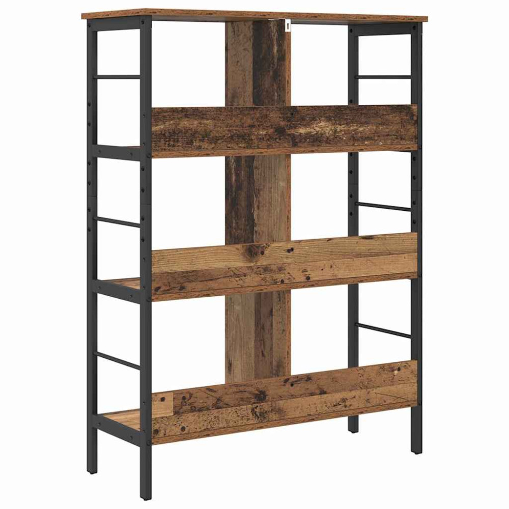 Produktbild för Hyllsystem Gammalt trä 82 x 32 x 112 cm Konstruerat trä