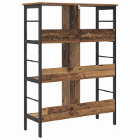 Produktbild för Hyllsystem Gammalt trä 82 x 32 x 112 cm Konstruerat trä
