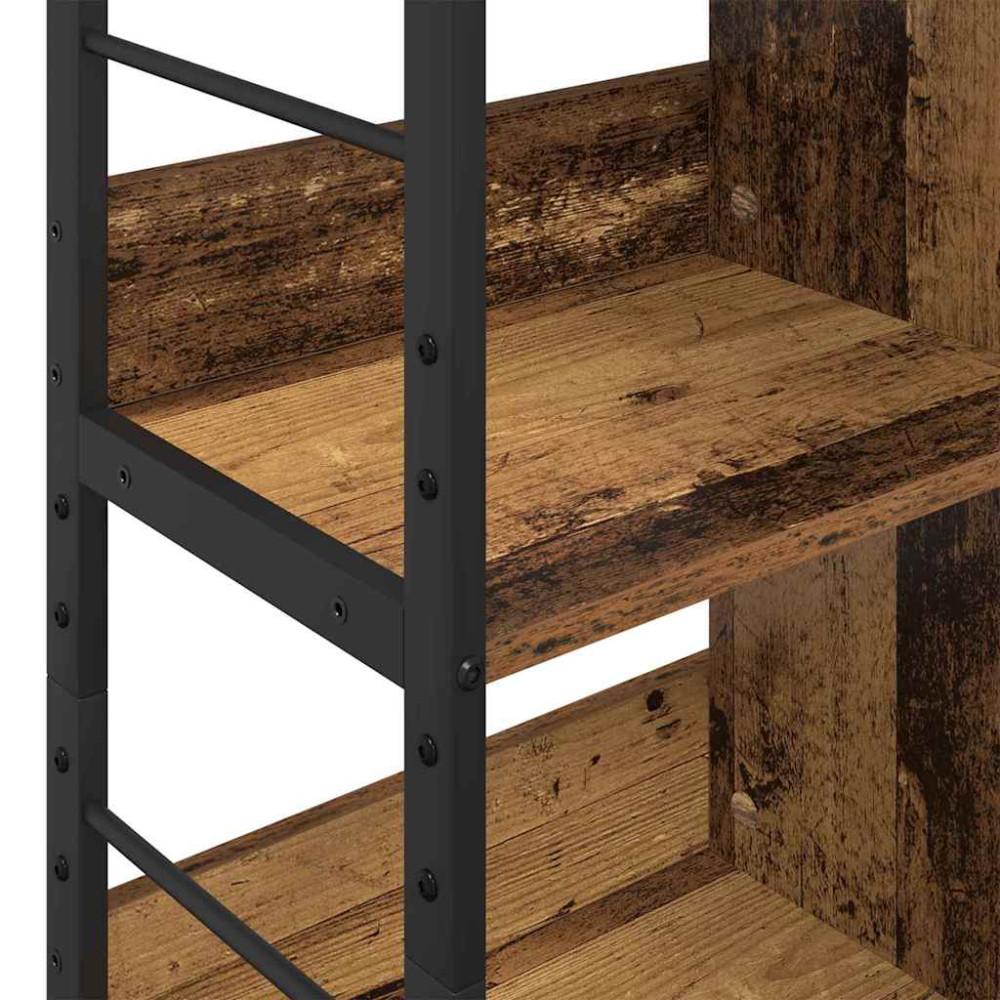 Produktbild för Hyllsystem Gammalt trä 82 x 32 x 112 cm Konstruerat trä