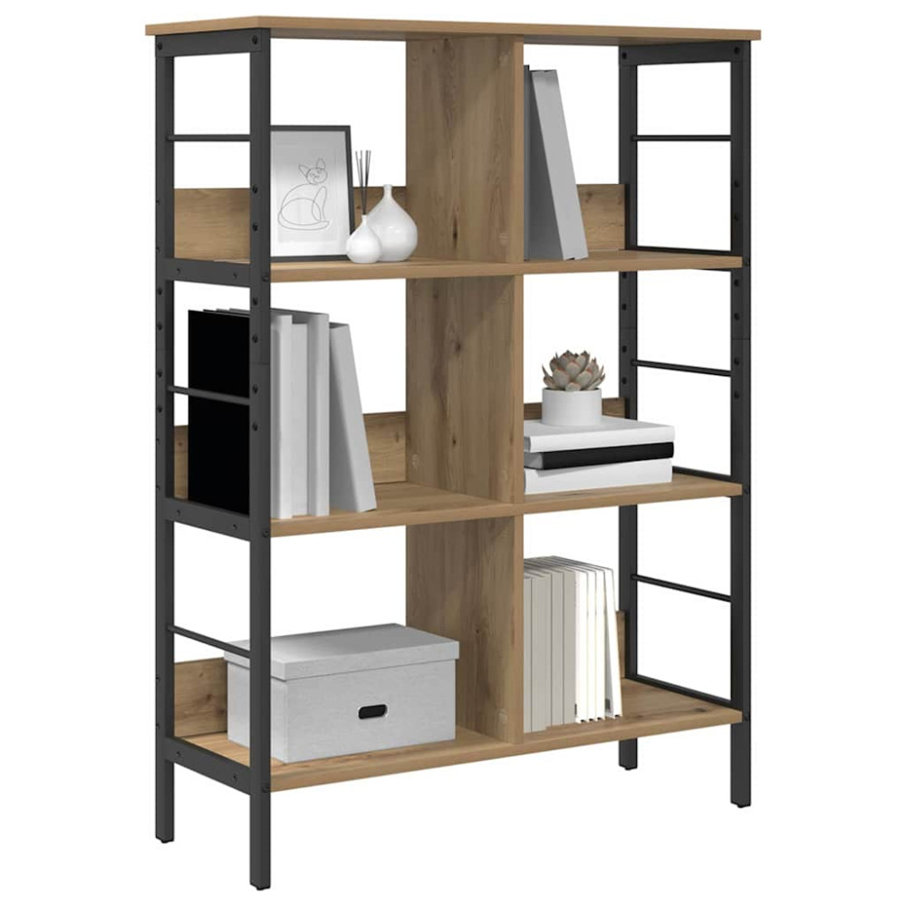 Produktbild för Hyllsystem Artisan Ek 82 x 32 x 112 cm Konstruerat trä