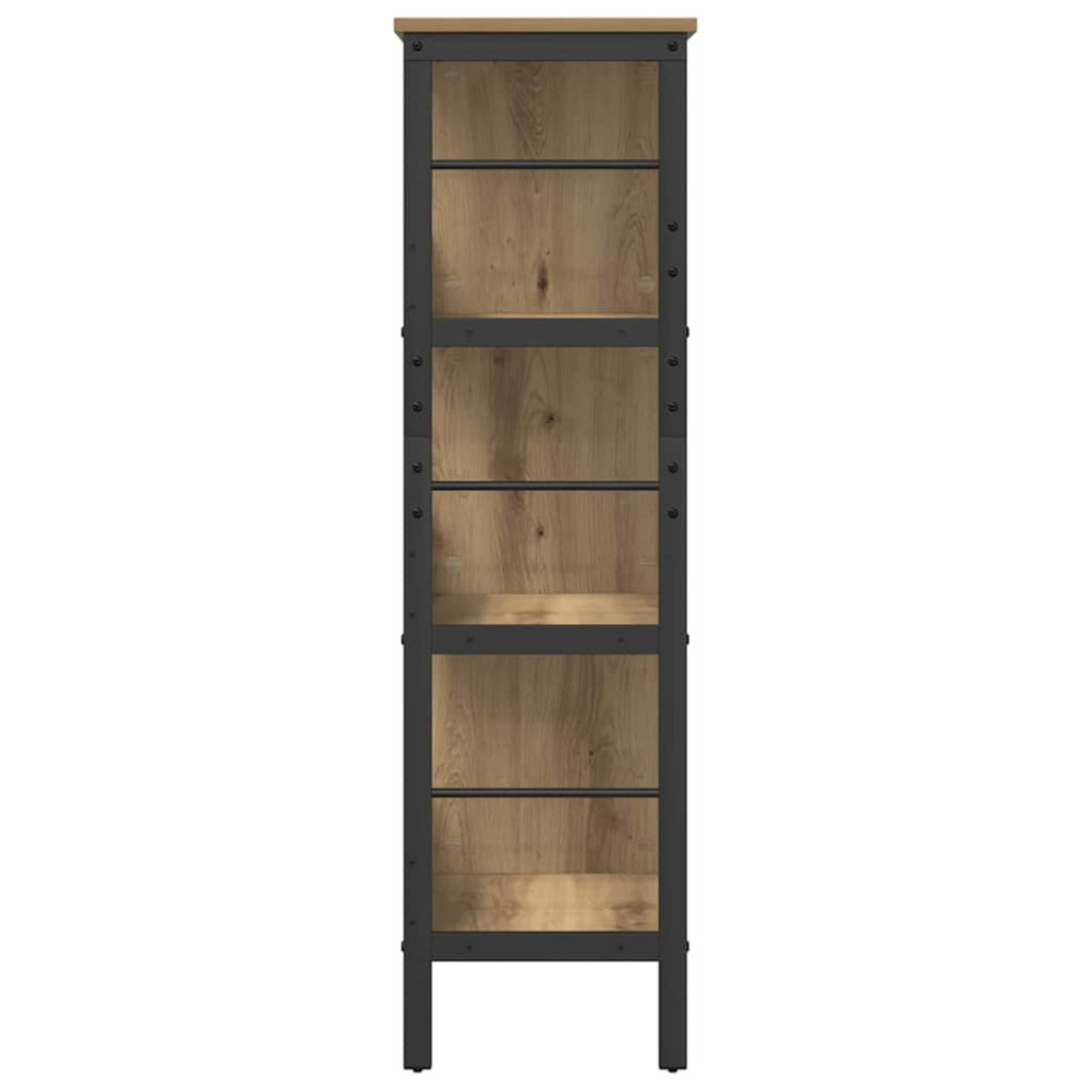 Produktbild för Hyllsystem Artisan Ek 82 x 32 x 112 cm Konstruerat trä