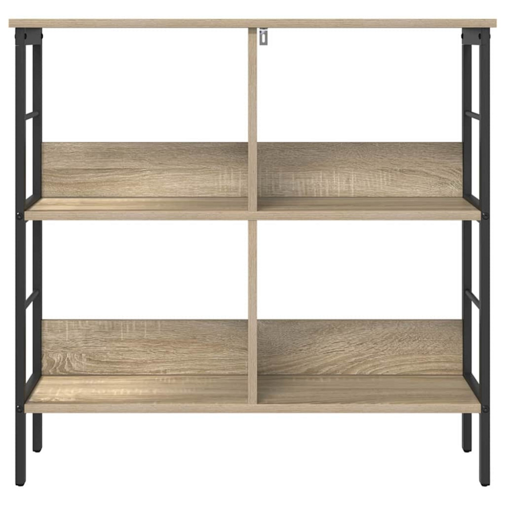 Produktbild för Hyllsystem Sonoma-ek 82 x 32 x 79 cm Konstruerat trä