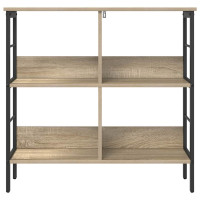 Produktbild för Hyllsystem Sonoma-ek 82 x 32 x 79 cm Konstruerat trä