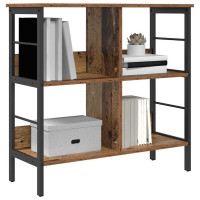 Produktbild för Hyllsystem Gammalt trä 82 x 32 x 79 cm Konstruerat trä
