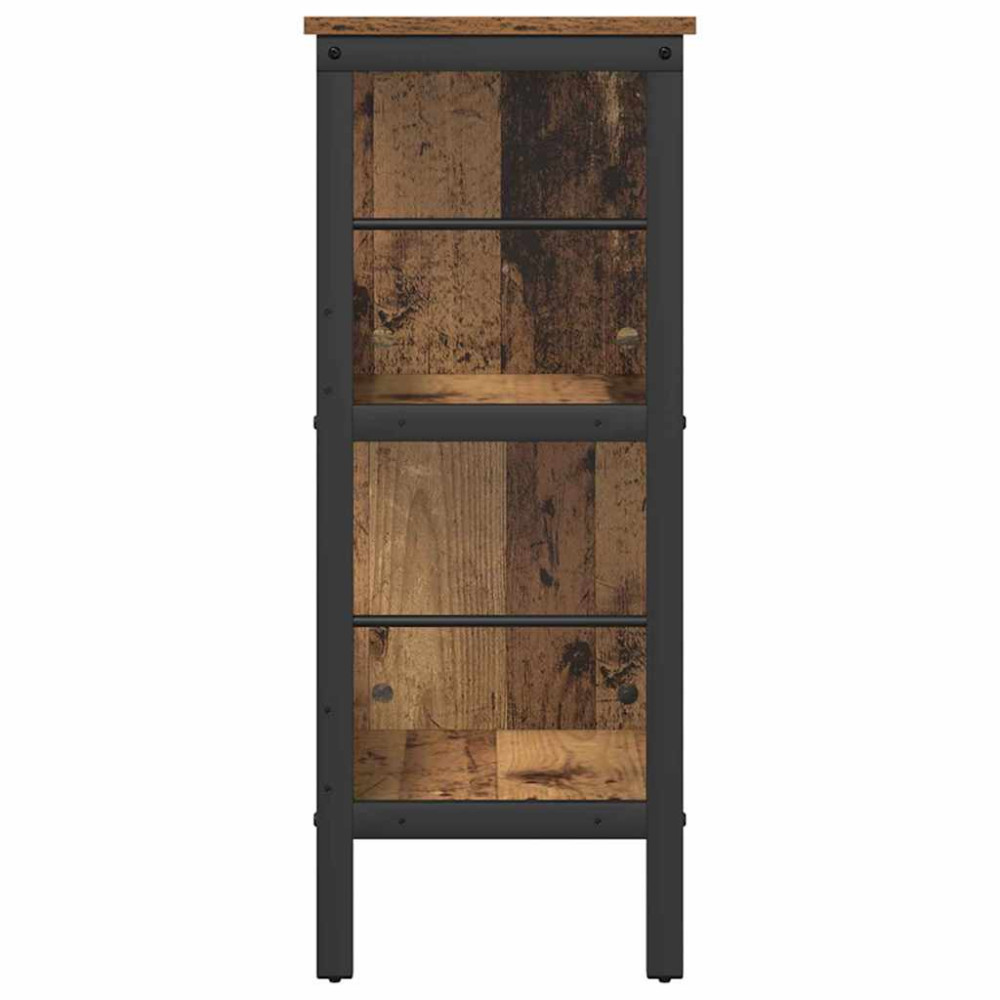 Produktbild för Hyllsystem Gammalt trä 82 x 32 x 79 cm Konstruerat trä