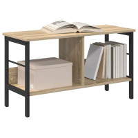 Produktbild för Hyllsystem Sonoma-ek 82 x 32 x 47 cm Konstruerat trä