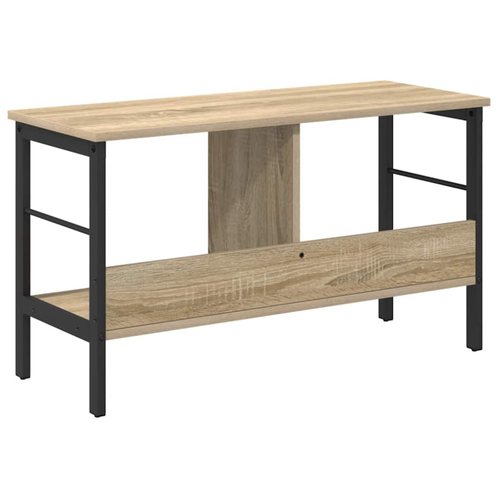 Produktbild för Hyllsystem Sonoma-ek 82 x 32 x 47 cm Konstruerat trä