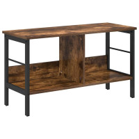 Produktbild för Hyllsystem Rökt ek 82 x 32 x 47 cm Konstruerat trä