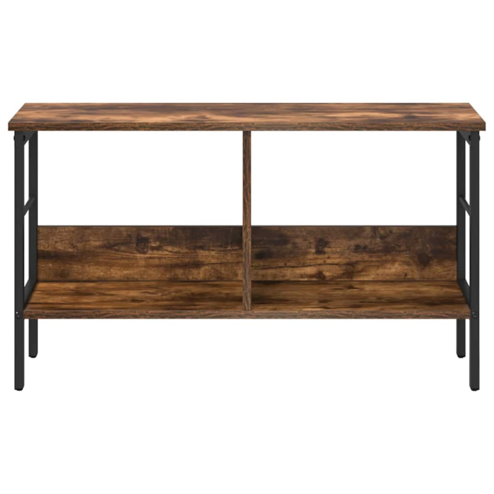 Produktbild för Hyllsystem Rökt ek 82 x 32 x 47 cm Konstruerat trä