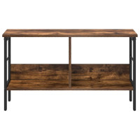 Produktbild för Hyllsystem Rökt ek 82 x 32 x 47 cm Konstruerat trä