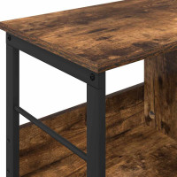 Produktbild för Hyllsystem Rökt ek 82 x 32 x 47 cm Konstruerat trä