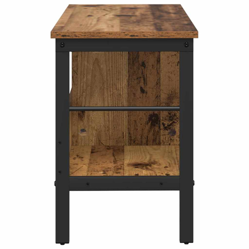 Produktbild för Hyllsystem Gammalt trä 82 x 32 x 47 cm Konstruerat trä