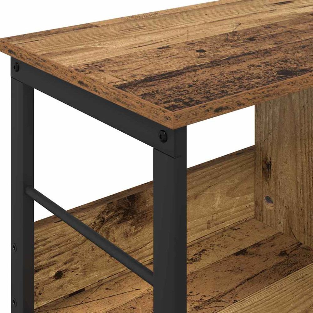 Produktbild för Hyllsystem Gammalt trä 82 x 32 x 47 cm Konstruerat trä