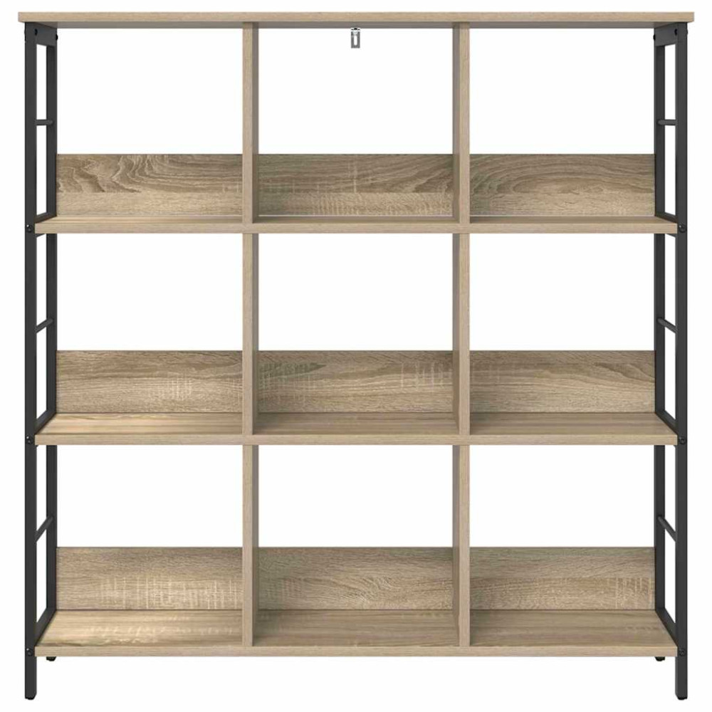 Produktbild för Hyllsystem Sonoma-ek 102 x 32 x 104,5 cm Konstruerat trä