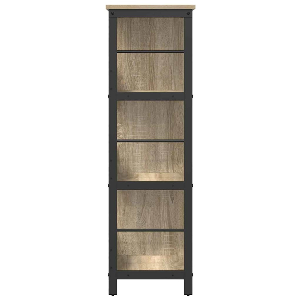 Produktbild för Hyllsystem Sonoma-ek 102 x 32 x 104,5 cm Konstruerat trä