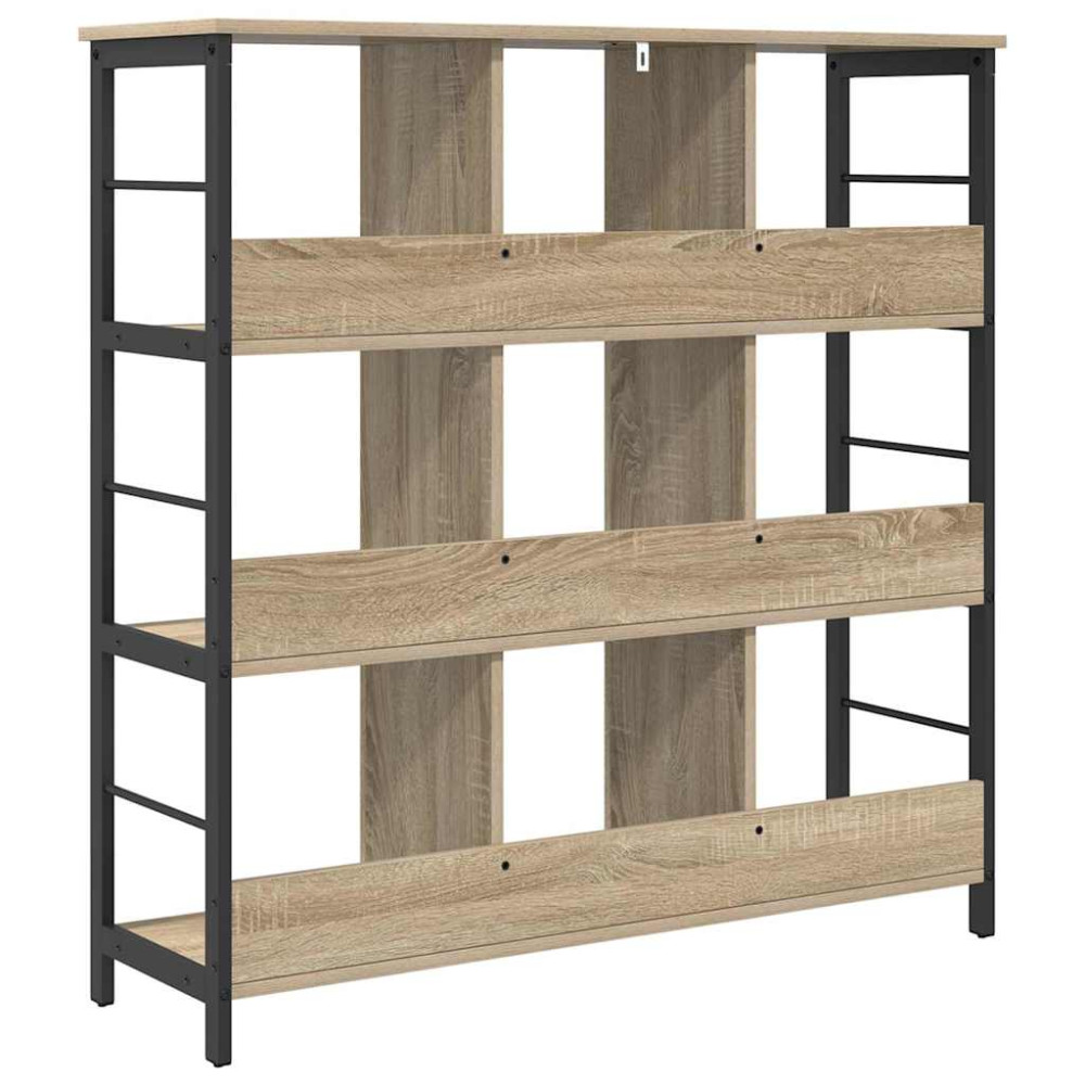 Produktbild för Hyllsystem Sonoma-ek 102 x 32 x 104,5 cm Konstruerat trä