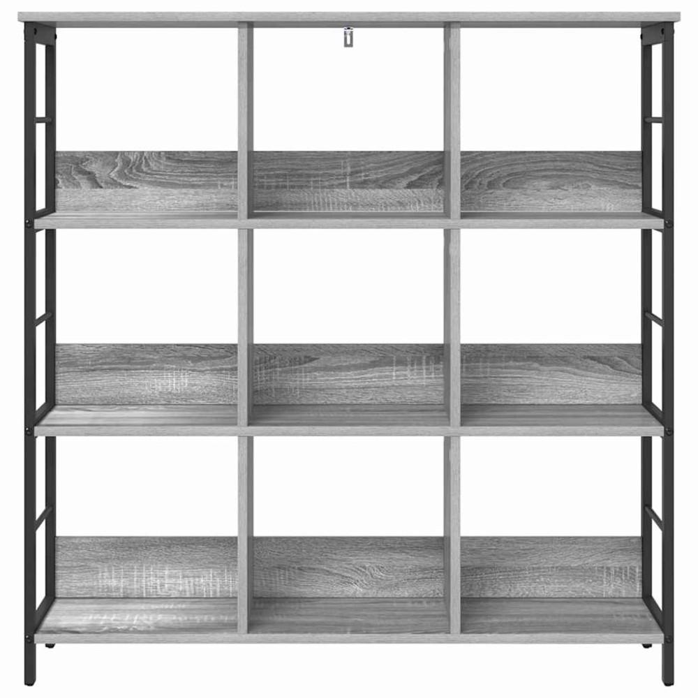 Produktbild för Hyllsystem Grå Sonoma 102 x 32 x 104,5 cm Konstruerat trä