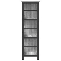 Produktbild för Hyllsystem Grå Sonoma 102 x 32 x 104,5 cm Konstruerat trä
