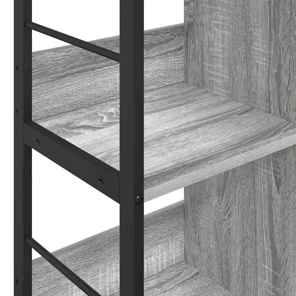 Produktbild för Hyllsystem Grå Sonoma 102 x 32 x 104,5 cm Konstruerat trä