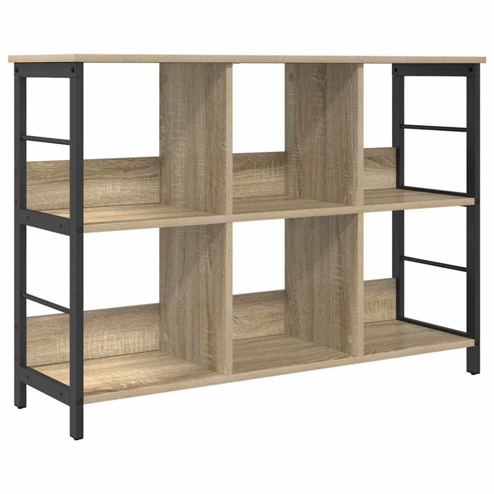 Produktbild för Hyllsystem Sonoma-ek 102 x 32 x 72,5 cm Konstruerat trä