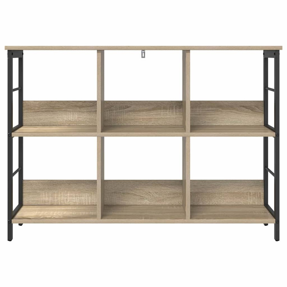 Produktbild för Hyllsystem Sonoma-ek 102 x 32 x 72,5 cm Konstruerat trä