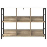 Produktbild för Hyllsystem Sonoma-ek 102 x 32 x 72,5 cm Konstruerat trä