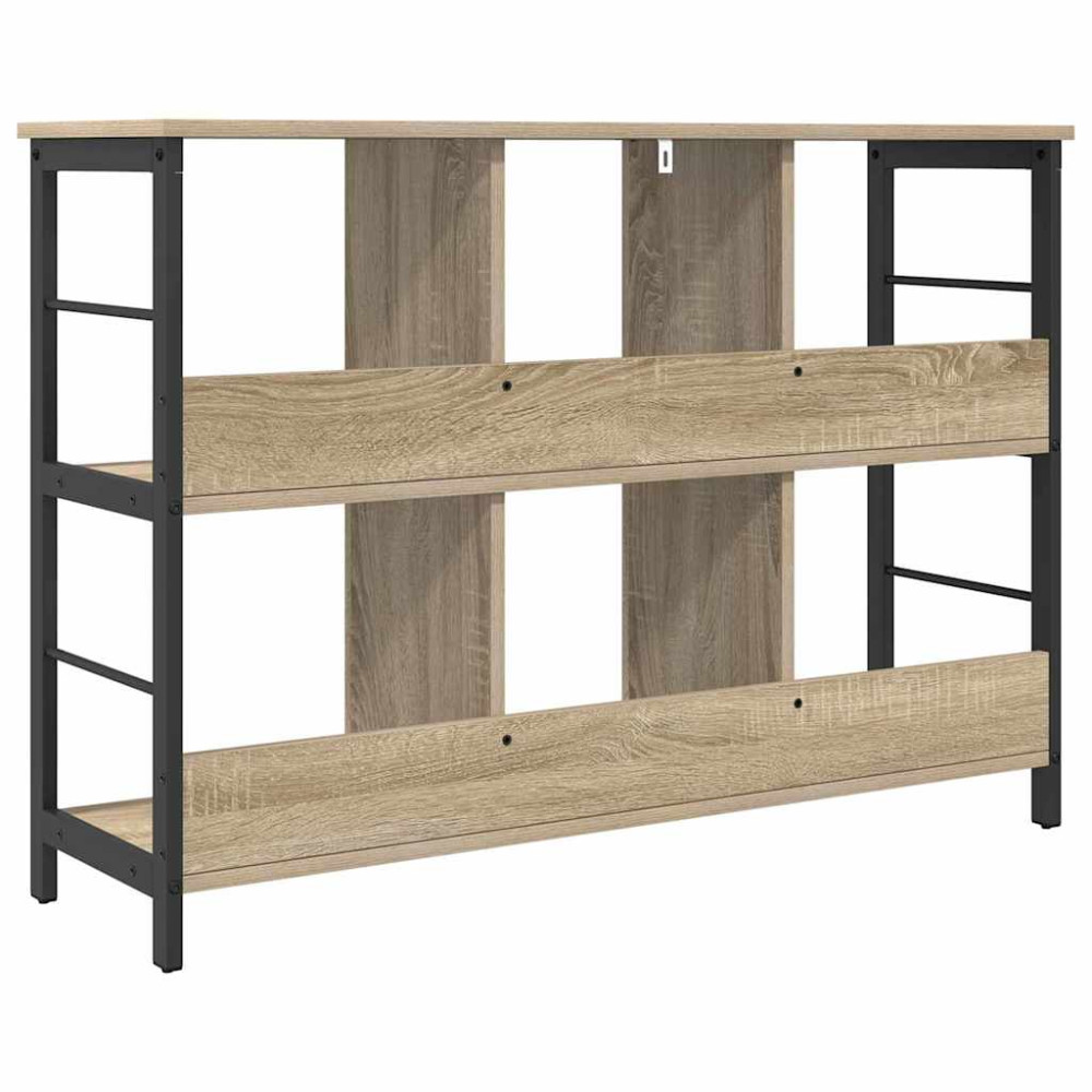 Produktbild för Hyllsystem Sonoma-ek 102 x 32 x 72,5 cm Konstruerat trä