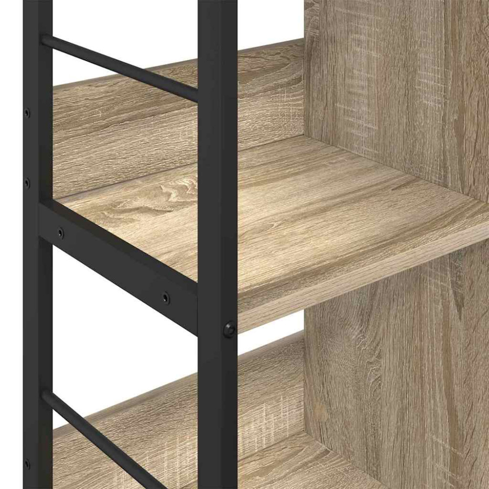 Produktbild för Hyllsystem Sonoma-ek 102 x 32 x 72,5 cm Konstruerat trä