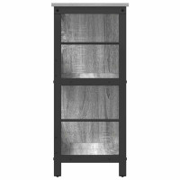 Produktbild för Hyllsystem Grå Sonoma 102 x 32 x 72,5 cm Konstruerat trä