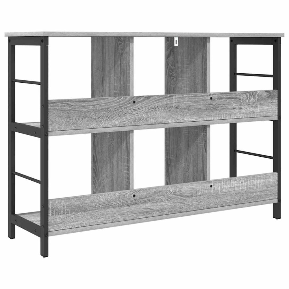 Produktbild för Hyllsystem Grå Sonoma 102 x 32 x 72,5 cm Konstruerat trä
