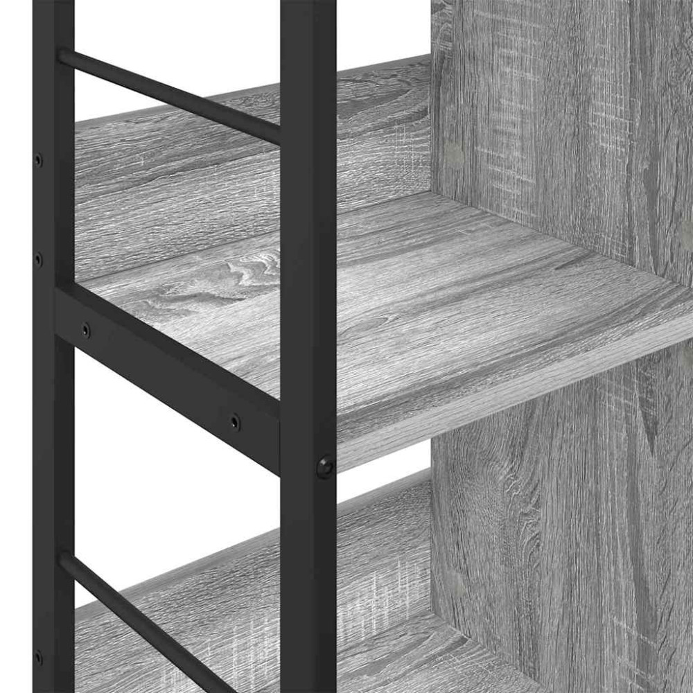 Produktbild för Hyllsystem Grå Sonoma 102 x 32 x 72,5 cm Konstruerat trä