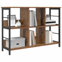 Produktbild för Hyllsystem Gammalt trä 102 x 32 x 72,5 cm Konstruerat trä