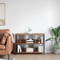 Produktbild för Hyllsystem Gammalt trä 102 x 32 x 72,5 cm Konstruerat trä