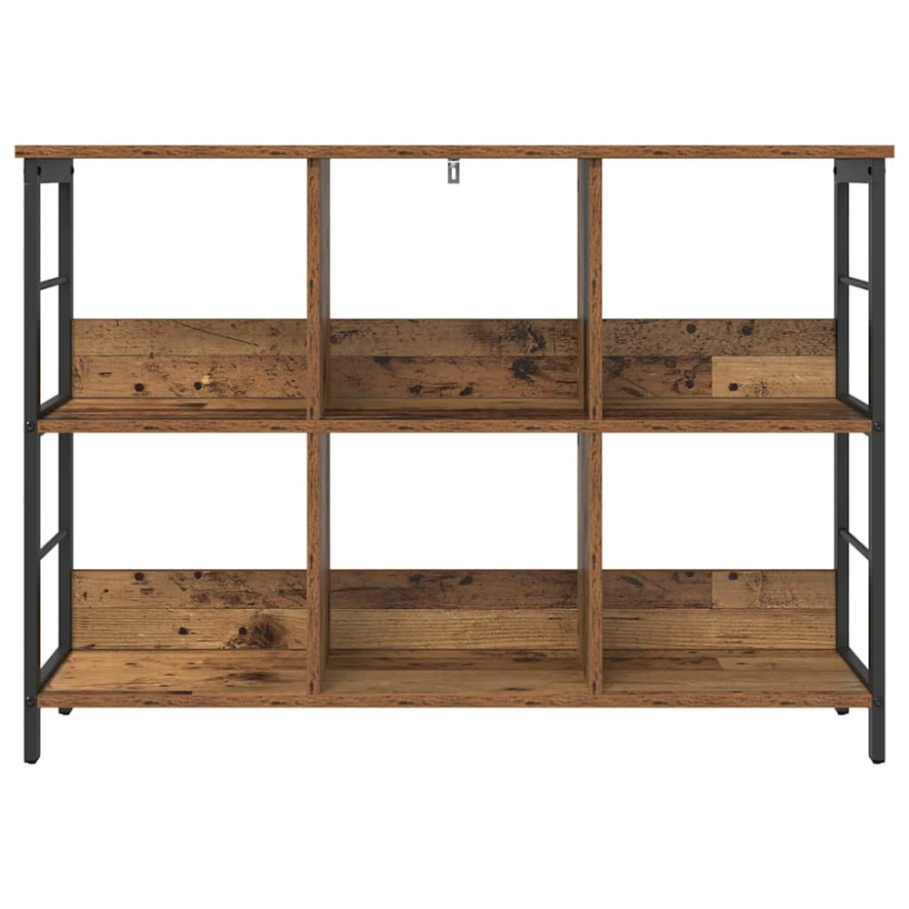 Produktbild för Hyllsystem Gammalt trä 102 x 32 x 72,5 cm Konstruerat trä