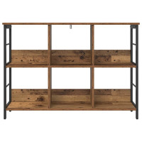 Produktbild för Hyllsystem Gammalt trä 102 x 32 x 72,5 cm Konstruerat trä