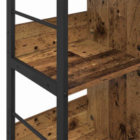 Produktbild för Hyllsystem Gammalt trä 102 x 32 x 72,5 cm Konstruerat trä
