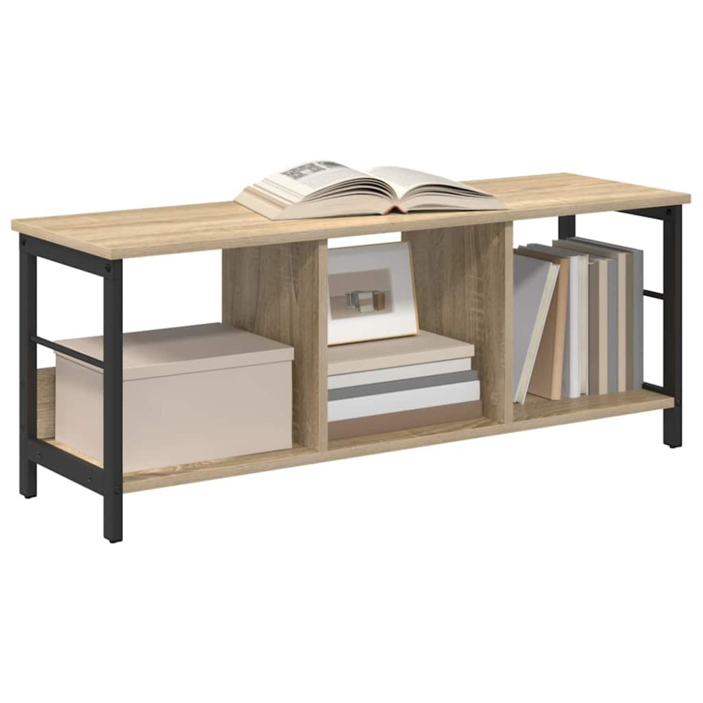 Produktbild för Hyllsystem Sonoma-ek 102 x 32 x 40,5 cm Konstruerat trä
