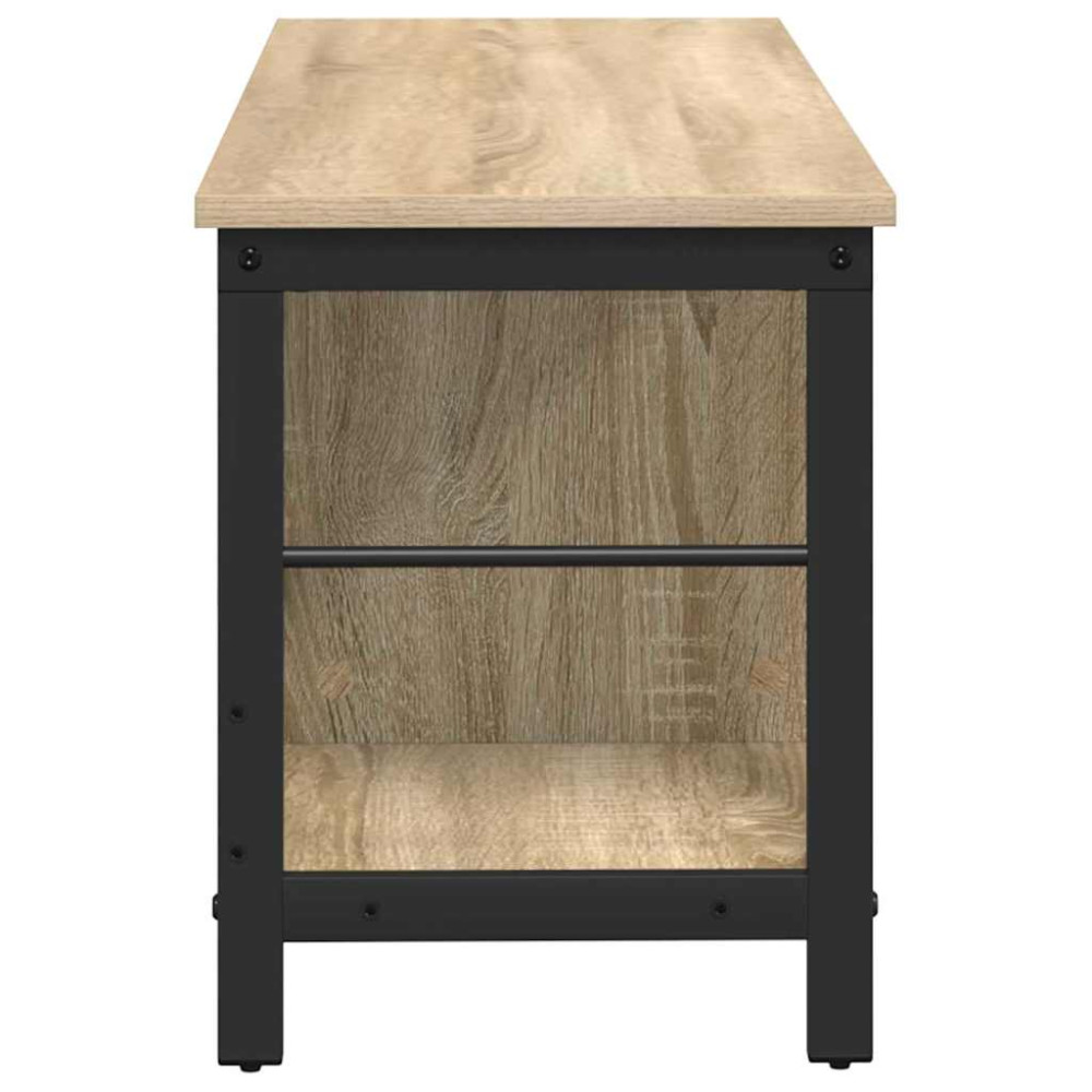 Produktbild för Hyllsystem Sonoma-ek 102 x 32 x 40,5 cm Konstruerat trä