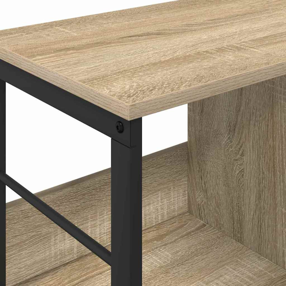 Produktbild för Hyllsystem Sonoma-ek 102 x 32 x 40,5 cm Konstruerat trä
