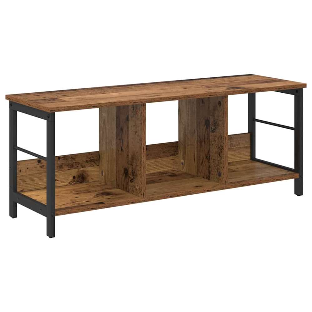 Produktbild för Hyllsystem Gammalt trä 102 x 32 x 40,5 cm Konstruerat trä