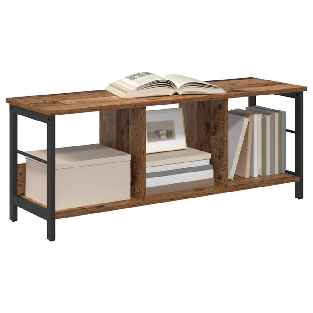 Produktbild för Hyllsystem Gammalt trä 102 x 32 x 40,5 cm Konstruerat trä