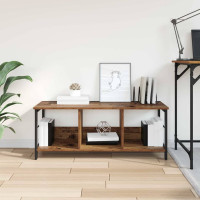 Produktbild för Hyllsystem Gammalt trä 102 x 32 x 40,5 cm Konstruerat trä