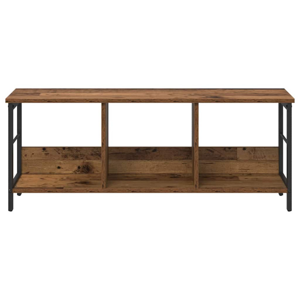 Produktbild för Hyllsystem Gammalt trä 102 x 32 x 40,5 cm Konstruerat trä