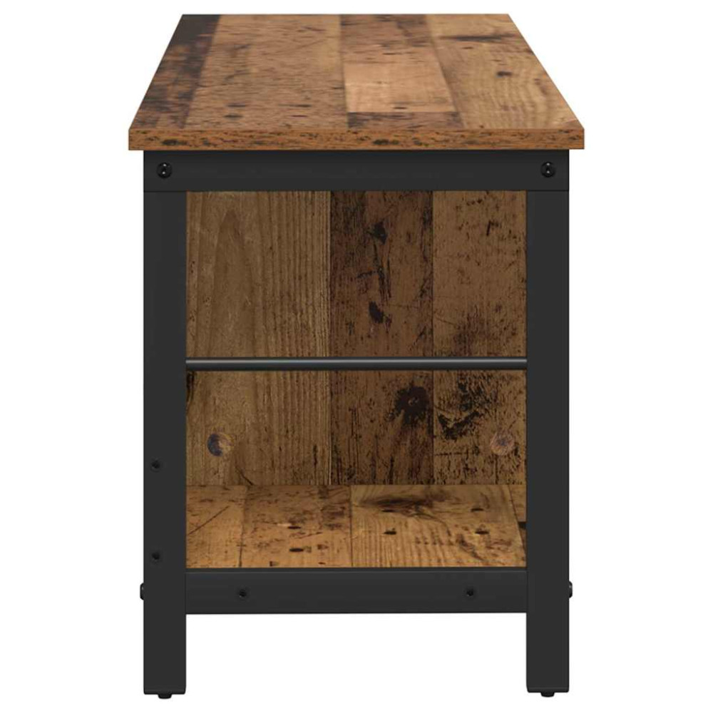 Produktbild för Hyllsystem Gammalt trä 102 x 32 x 40,5 cm Konstruerat trä