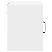 Produktbild för Väggglasförråd PORTO Vit 40 x 31 x 40 cm Konstruerat trä