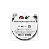 Produktbild för Club 3D - USB-kabel - USB typ A till Micro-USB Type B - 1 m