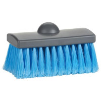 Produktbild för Borste med vattenstråle, Vikan, blå, PP, 15 cm, mjuk, slitsa...