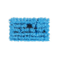 Produktbild för Borste med vattenstråle, Vikan, blå, PP, 15 cm, mjuk, slitsa...