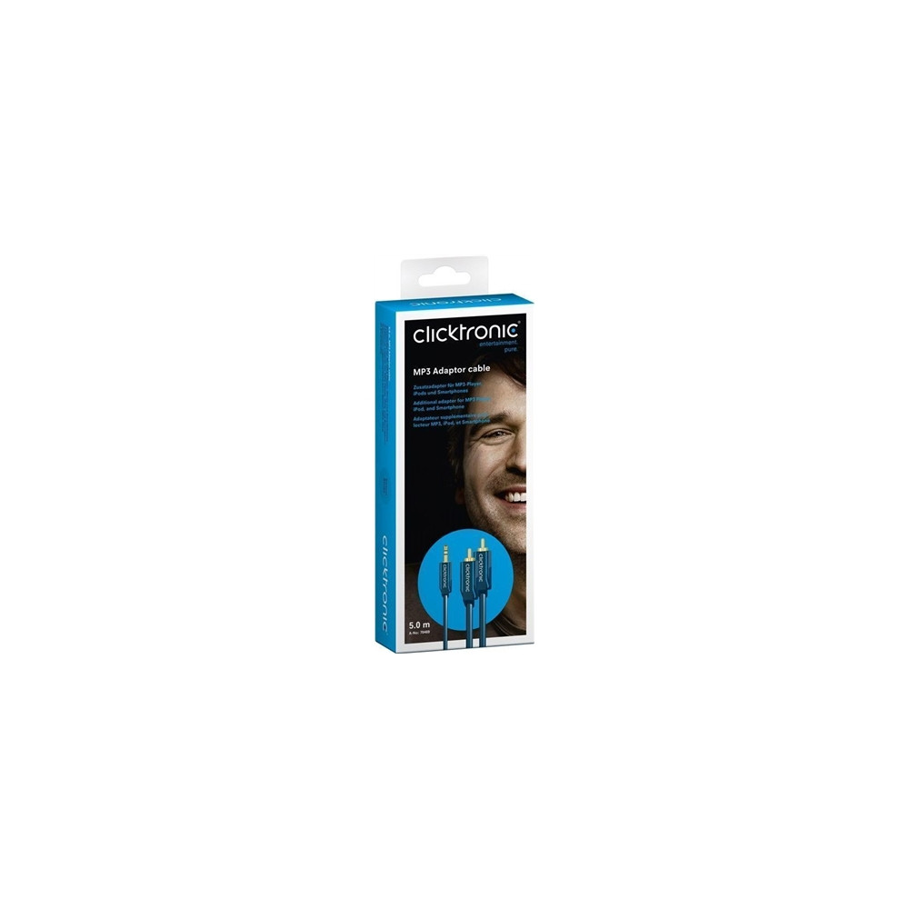 Produktbild för ClickTronic Casual Series ljudkabel - 3 m